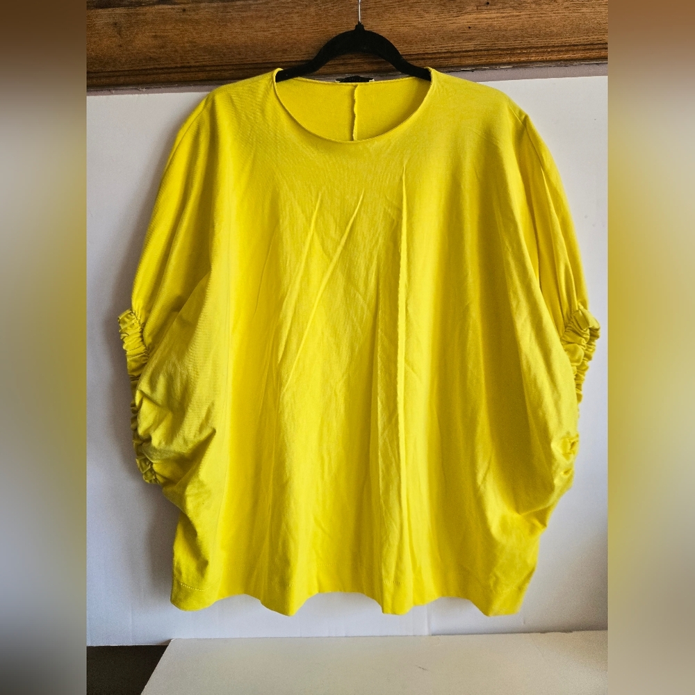 Zara Bright Yellow Top